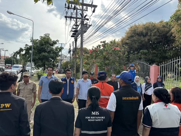 ร่วมกัน "เปลี่ยน 7 วัน อันตราย ให้เป็น 7 วัน แห่งความสุขของครอบครัว" (ต้อนรับปลัดจังหวัดกระบี่ พร้อมคณะตรวจเยี่ยม